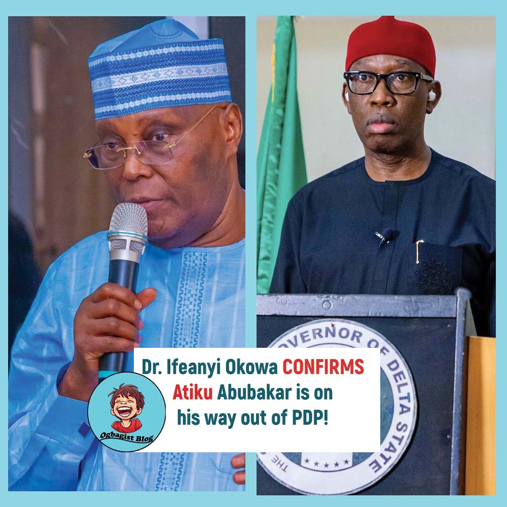 Dr. Ifeanyi Okowa CONFIRMS Atiku Abubakar is on his way out of PDP!